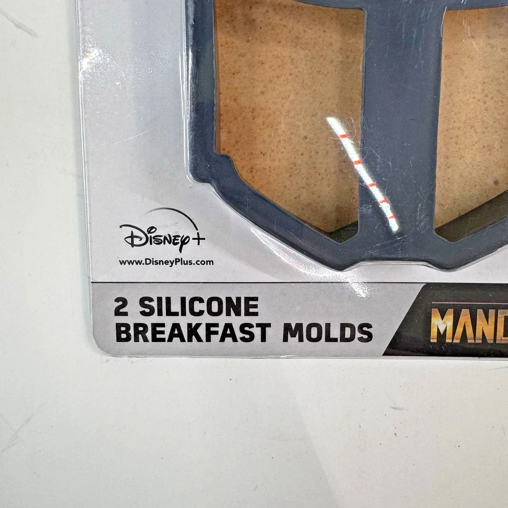 Disney Star Wars Mandalorian Silicone Breakfast Pancake Egg Molds Grogu NIB